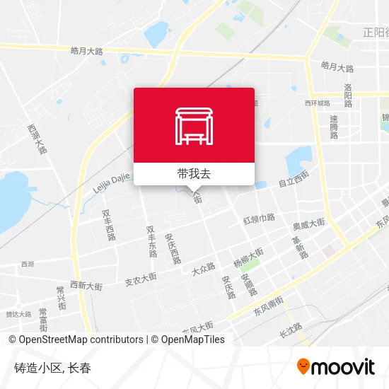铸造小区地图