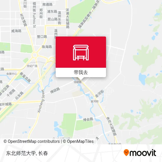 东北师范大学地图