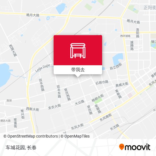 车城花园地图