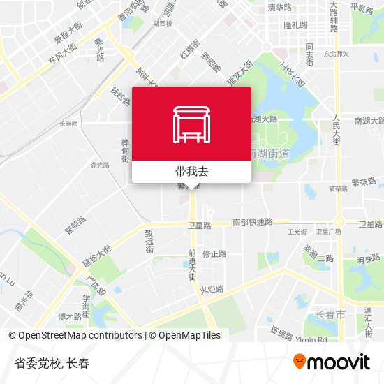 省委党校地图