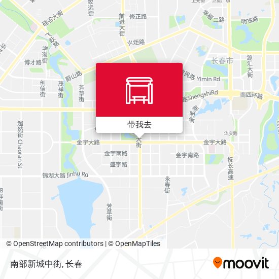 南部新城中街地图