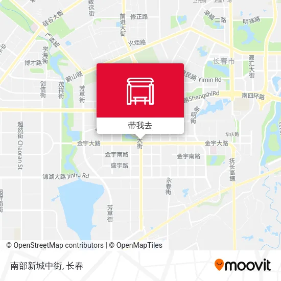 南部新城中街地图
