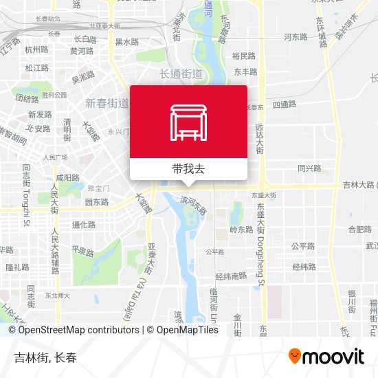 吉林街地图