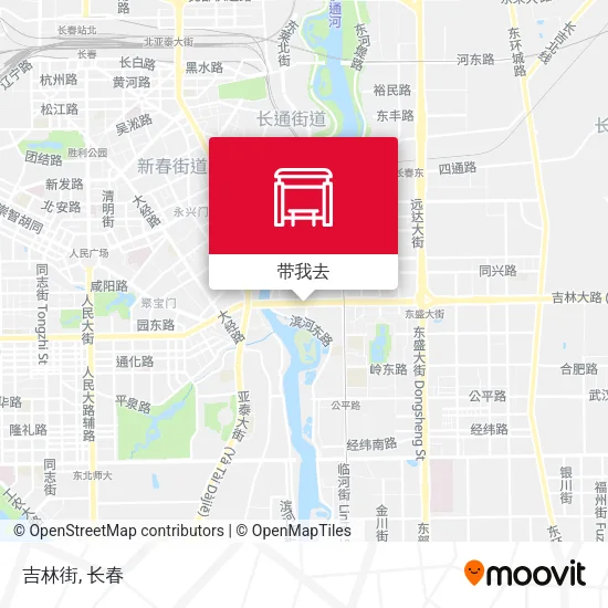 吉林街地图