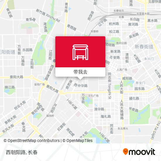 西朝阳路地图