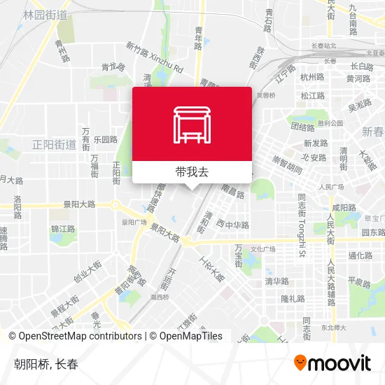 朝阳桥地图