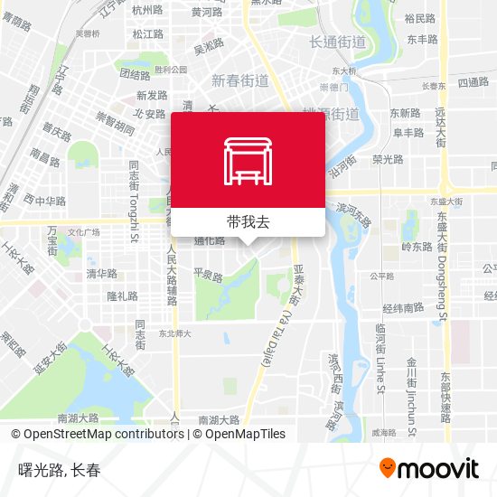 曙光路地图