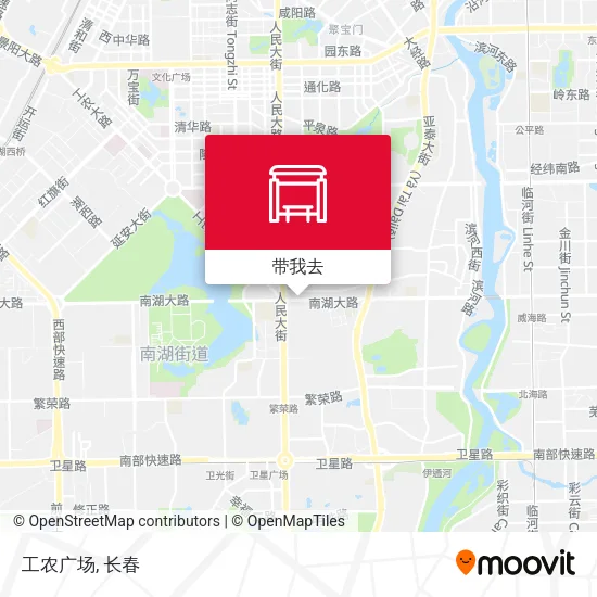 工农广场地图