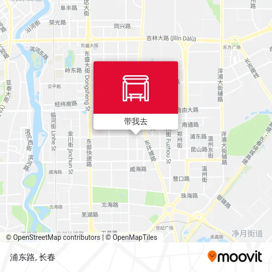 浦东路地图