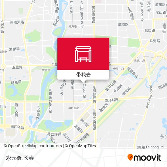 彩云街地图