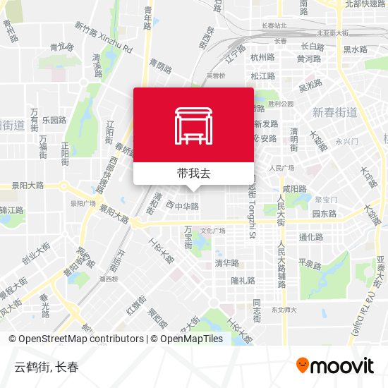 云鹤街地图
