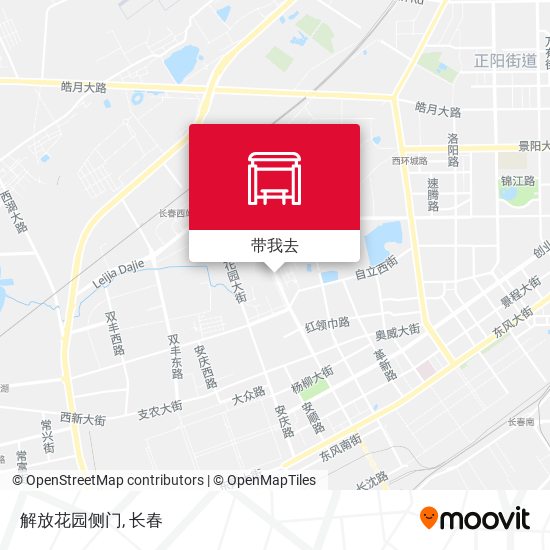 解放花园侧门地图