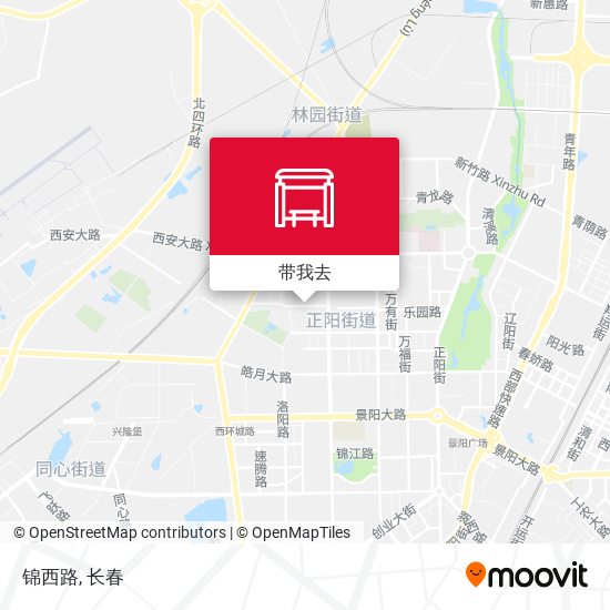 锦西路地图