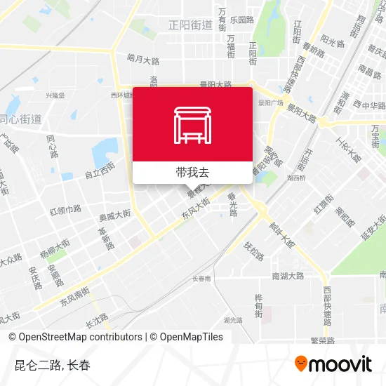 昆仑二路地图