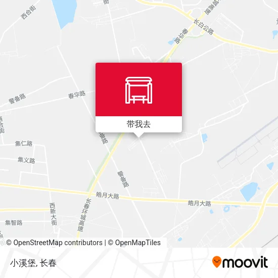 小溪堡地图