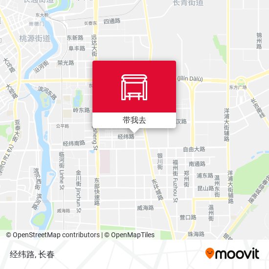 经纬路地图