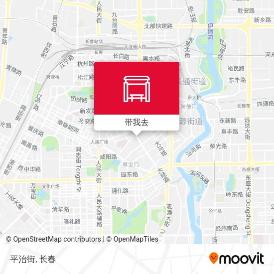 平治街地图