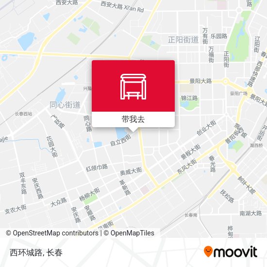西环城路地图