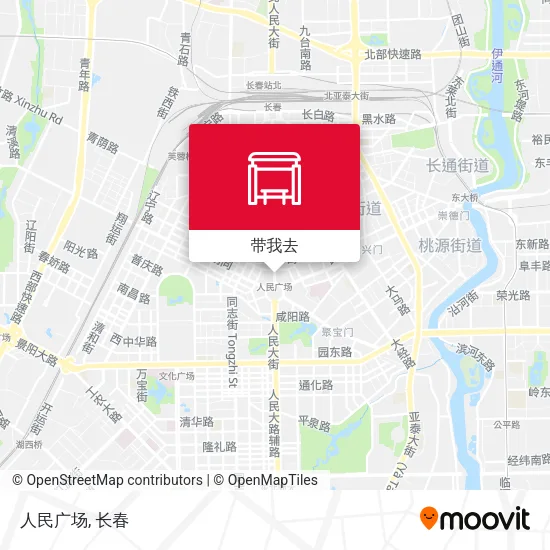 人民广场地图
