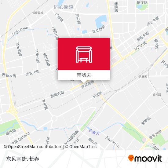 东风南街地图