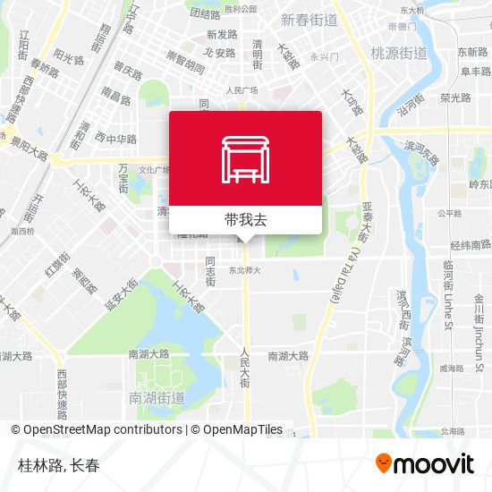 桂林路地图