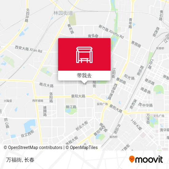 万福街地图