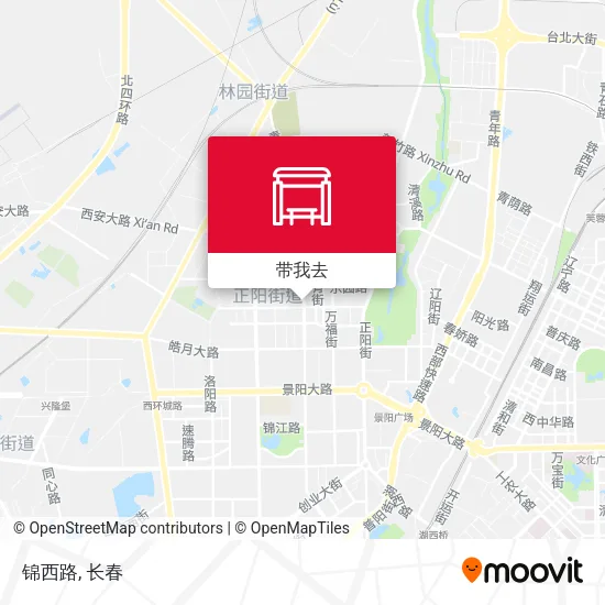 锦西路地图