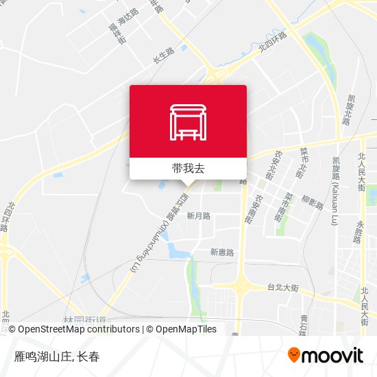雁鸣湖山庄地图