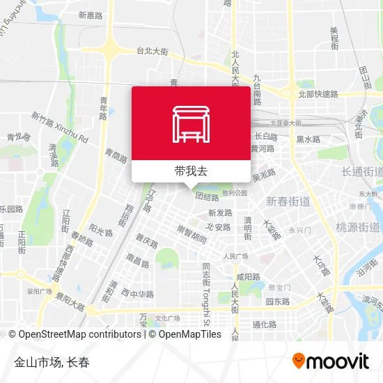 金山市场地图