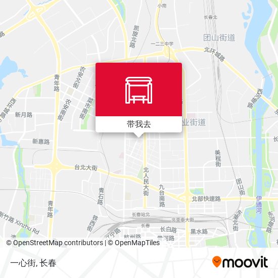 一心街地图