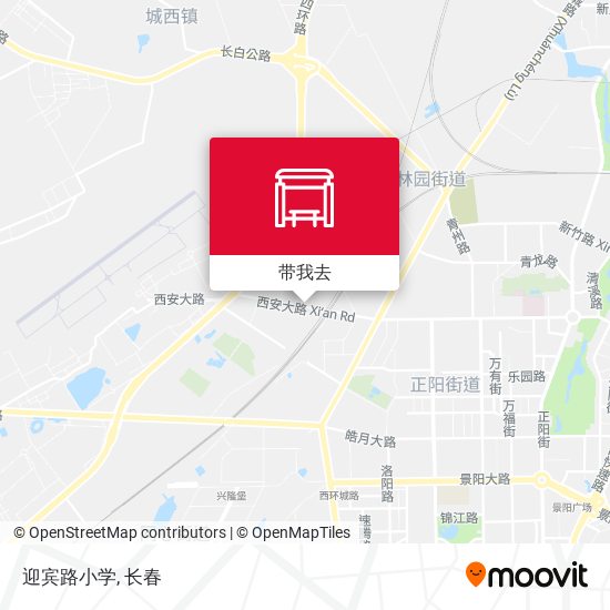 迎宾路小学地图