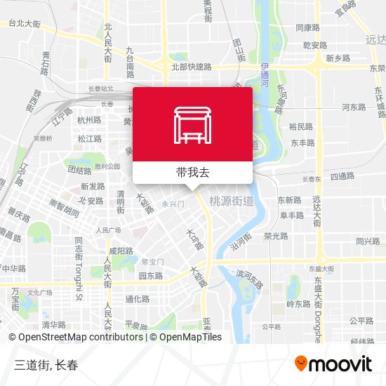 三道街地图