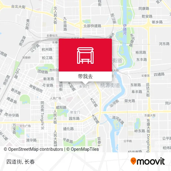 四道街地图