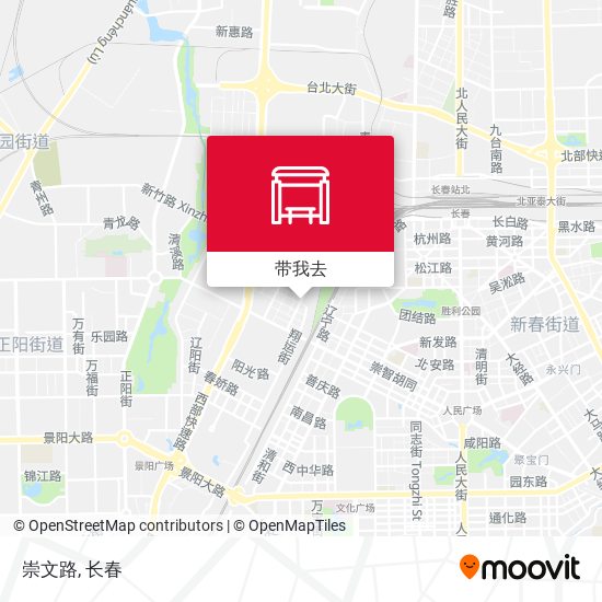 崇文路地图