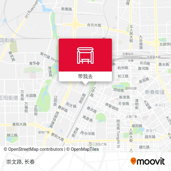 崇文路地图