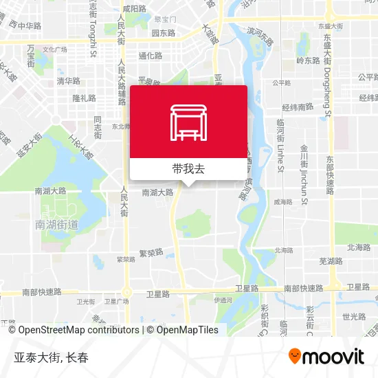 亚泰大街地图