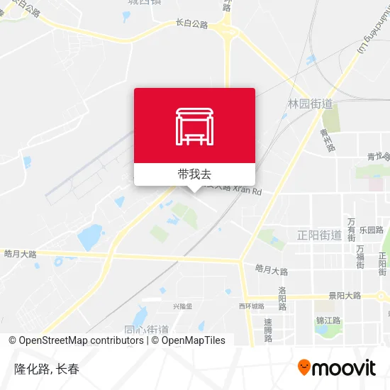 隆化路地图