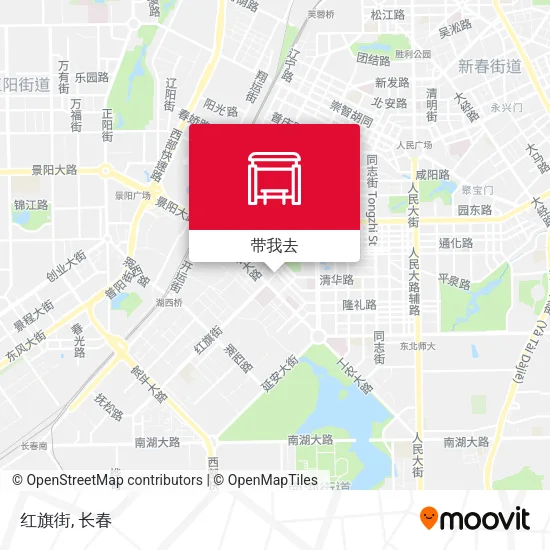 红旗街地图