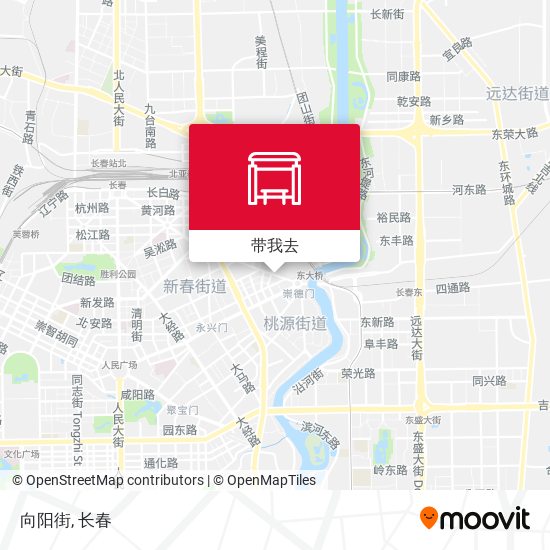 向阳街地图