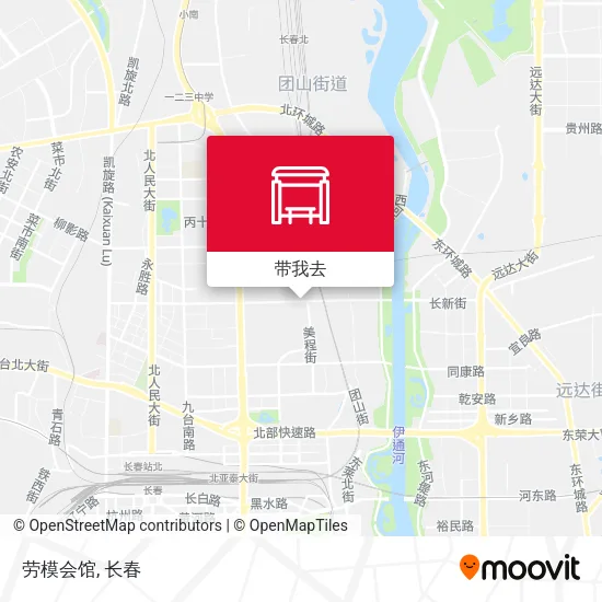 劳模会馆地图