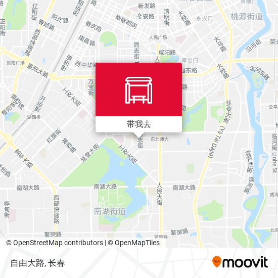 自由大路地图