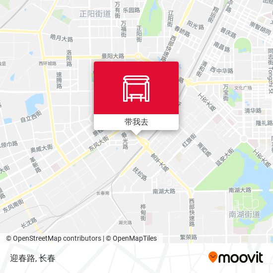 迎春路地图