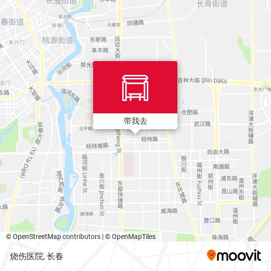 烧伤医院地图