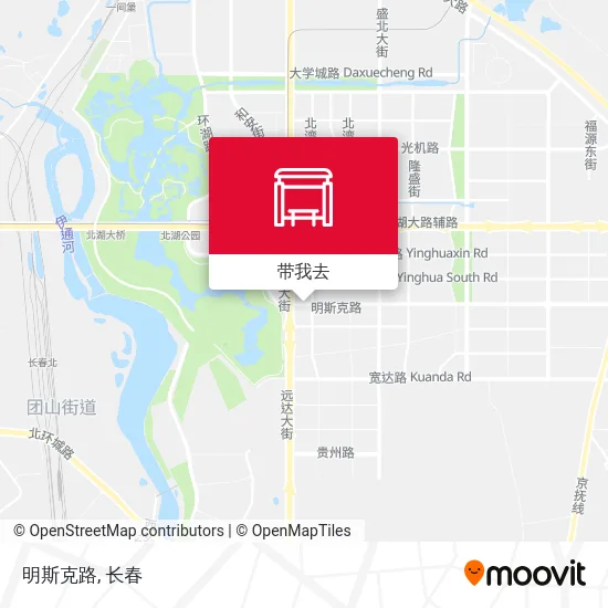 明斯克路地图
