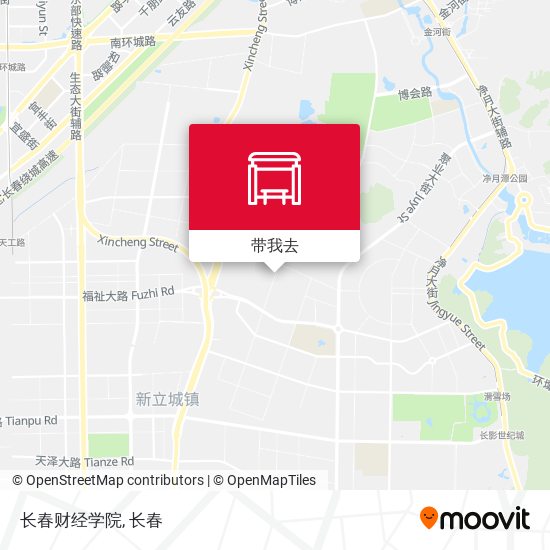 长春财经学院地图