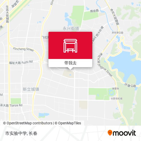 市实验中学地图