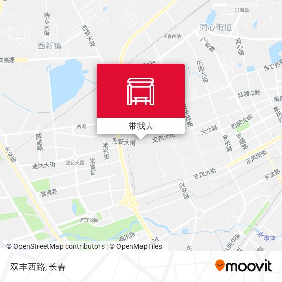 双丰西路地图