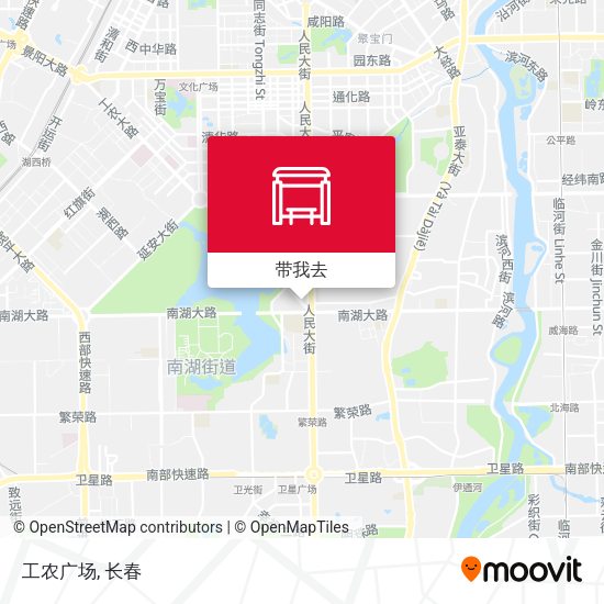 工农广场地图