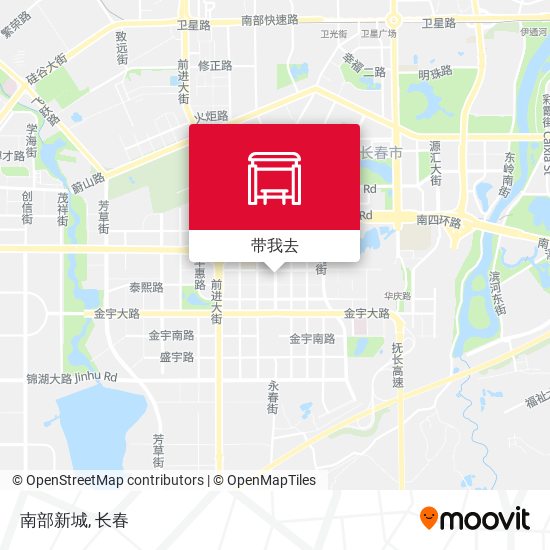 南部新城地图