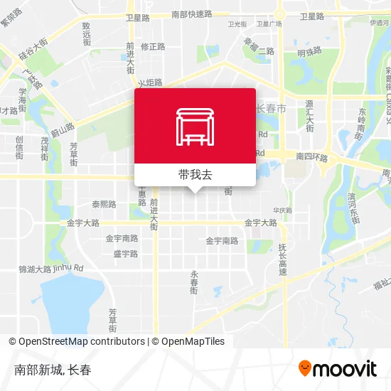 南部新城地图